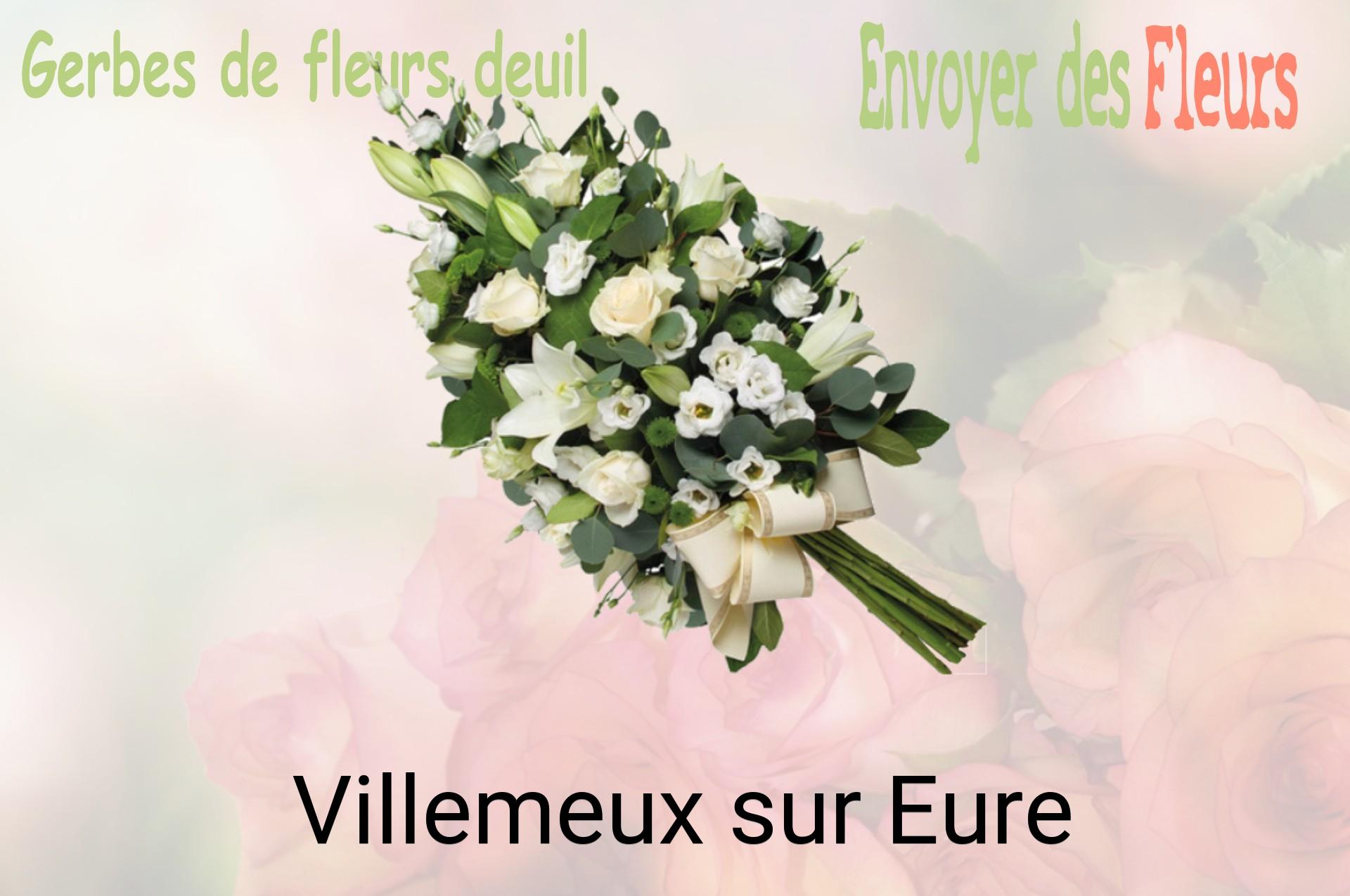 Gerbe de fleurs de deuil livrée à Villemeux-sur-Eure